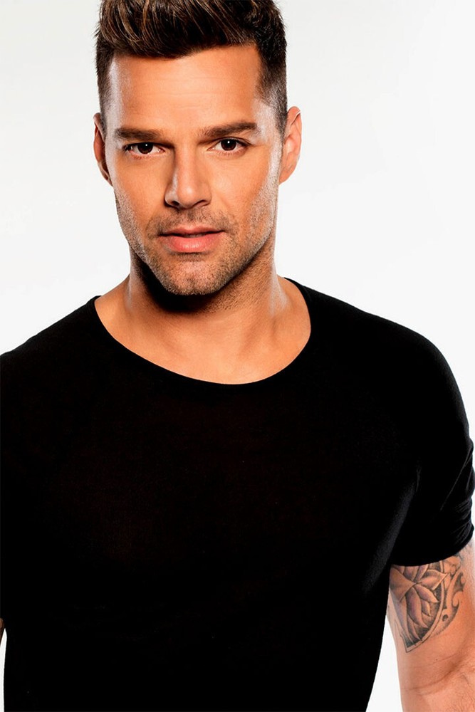 Ricky Martin Black T-shirt Writer Artist Painting Wall Home Decor – POSTER 20×30