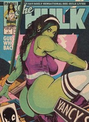 She Hulk Comic Poster Art Print 24×36 Waterproof Large