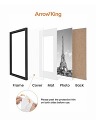 Arrow king 11×14 Black Picture Frame, Display Pictures 8×10 with 11×14,
