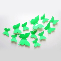 12pcs 3D Hollow Butterfly Sticker Art Wall Mural Door Decals Home Decor Women