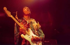 Jimi Hendrix Live on Stage in Concert Photo Print Poster