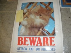 Vintage NEW 1983 Plastic Cat Posters 7.5″ x 10″ (YOU CHOOSE) (GS1)