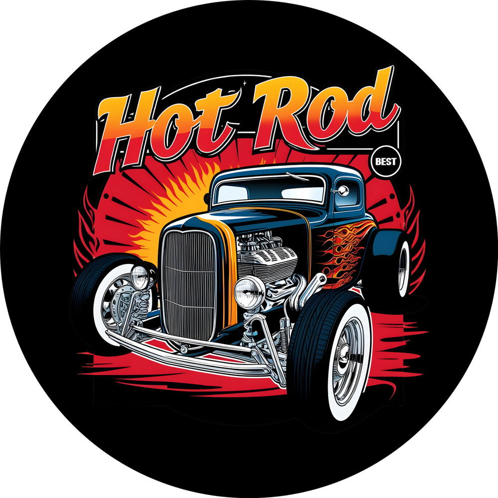 Hot Rod Image, Acrylic Print, Wall Art Home Decor