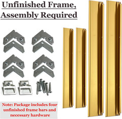 Floating Frame for 32×48 Canvas Paintings Prints, 1.5” Deep DIY Metal Floater Fr