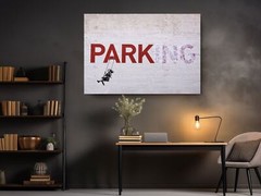 Banksy Girl in Swing Canvas Print – Ready to Hang Wall Art
