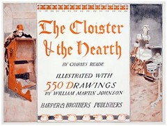 9137.The cloister & the hearth.man on podium.POSTER.decor Home Office art