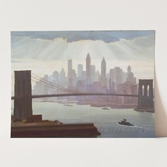 New York 1944 by Edward Hopper Wall Art Poster Print