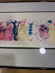 Vintage Atlanta Opera Art «Encore Season» Framed Print 1991 Black Frame Matted