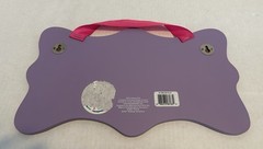 Be Happy Dream Big Smile Owl Hanging Wall Art Purple Pink Kids Bedroom Playroom