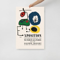 Joan Miró Exposition Internationale du Surréalisme 1947 Art Poster Print