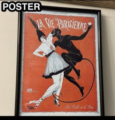 French Devil Satan Art Poster La Vie Parisienne