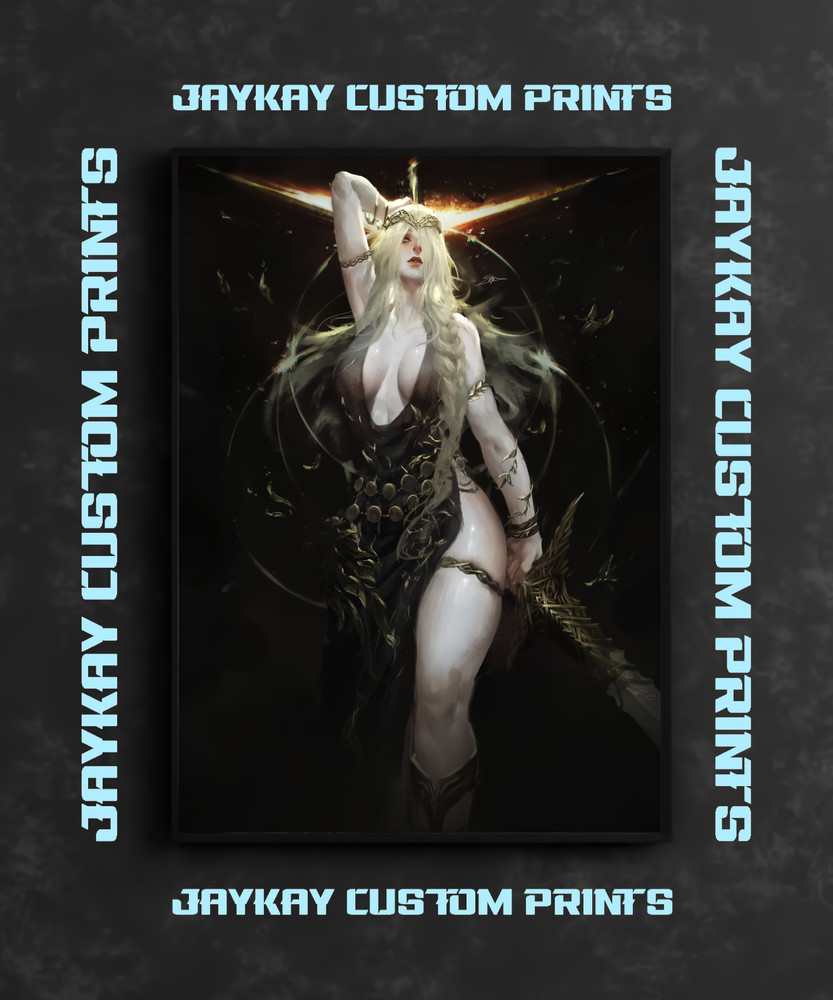 Queen Marika Elden Ring Video Game Poster Print – No Frame