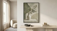 Modern Farmhouse Olive Tree Print Botanical Poster Green Wall Decor Gift