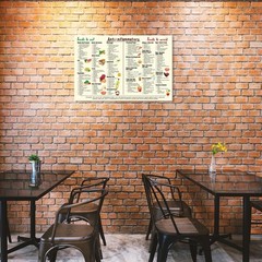 Anti-Inflammatory Diet Food Guide Art Canvas, Nutrition List Chart 8x12in