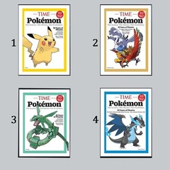 Pokémon 30 Years of Pikachu, Ho-Oh & Lugia Poster – Anniversary Anime Wall Art