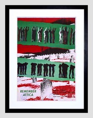 85618 ATTICA PRISON RIOT MEMORIAL DAY RALLY NEW YORK Decor Wall Print Poster