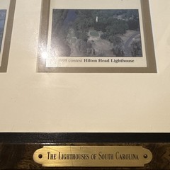 Ambassador Graphics & Wildlife Framed Lighthouse Print South Carolina Horizontal