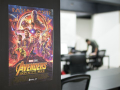 AVENGERS INFINITE WAR Wall Vinyl MOVIE Poster Print Removable & Reusable