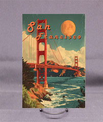 SAN FRANCISCO CALIFORNIA 8″X12″ ALUMINUM METAL SIGN/WALL ART BRAND NEW MS21
