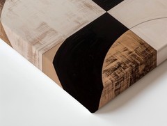Wall Art Geometric Curve Abstract Canvasbold Neutral & Black Modern Art