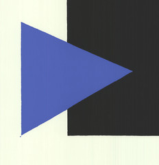 CASIMIR MALEVIC Triangle and Rectangle 19.5″ x 16″ Serigraph 1991 Modernism
