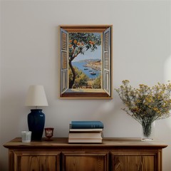 Henri Matisse Open Window Poster Fauvism Mediterranean Boats Coastal Wall Art