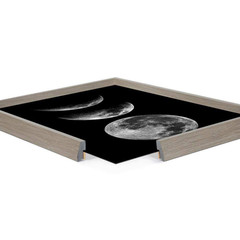 Blake Mod Moon It’S Just a Phase by the Creative Bunch Studio Framed Glass Art P