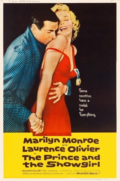 Prince and the Showgirl 1957 27″x40″ One Sheet Poster Movie 50s Marilyn Monroe