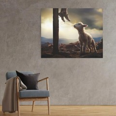 The Sacrifice of Jesus Picture Religious Christian Home Decor Print Gift