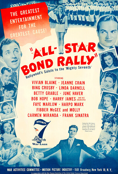 All-Star Bond Rally – 1945 – Poster