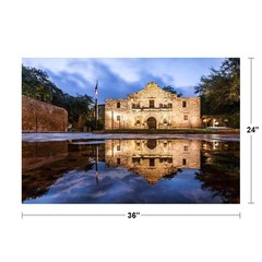 The Alamo Mission San Antonio Texas Historical Photo Photograph Poster 36×24