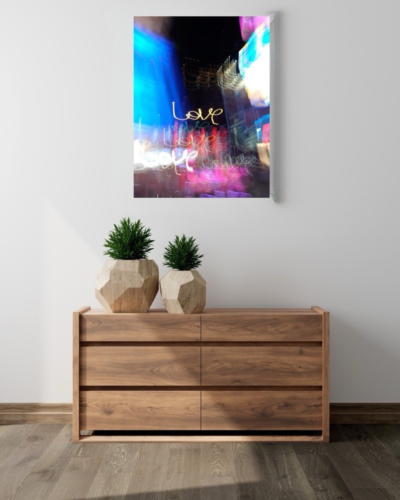 LOVE in Times Square | 8×12 Aluminum Art Wall Art