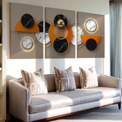 3 Pieces Modern Geometric Abstract Large Wall Art Set for Bedroom Set Of 3