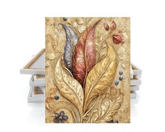16×20 Gilded Art Canvas Print Wall Art