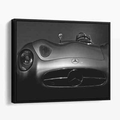 Vintage Mercedes 300 SL Roadster Sports Cars Canvas Wall Art Print
