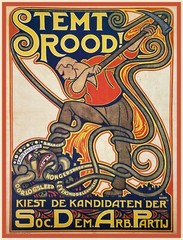 10454.Decor Poster.Room wall interior art design.Stay Red.Dutch politics