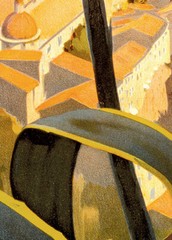 Italian Riviera at Portofino 1920s Classic Travel Poster Art Print – 16×24