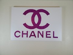 Glitter wall art magenta,Glitter wall decor,Glitter artwork white size 45×30 in