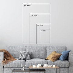 32″x48″ – Merry Christmas Canvas Print Wall Art – Xmas Celebration Home Decor