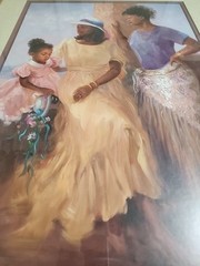 Stylish Black Family Theme Golden Brown Framed Home Interior Picture 26×20