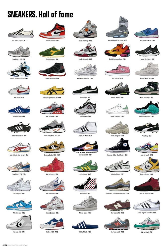 Poster Sneakers Hall of Fame