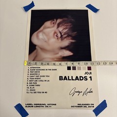 Joji Ballads 1 Album ✅ Singer Songwriter ✅ Wall Art Canvas Poster ✅ 12×18 inch