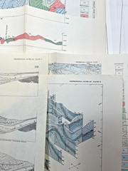 Historic Mining and Geologic Maps from 1954 Lot of 12 Maps -Makes Great Wall Art
