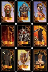 Tarot Cards Fantasy Cool Wall Decor Art Print Poster 12×18