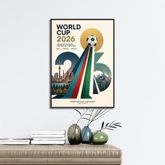 World Cup 2026 Soccer Poster Matte Vertical Poster