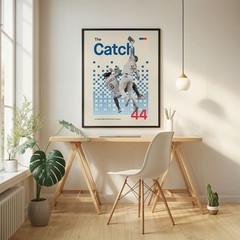 Andy Pages The Catch Poster | Vintage Retro Dodgers Art | World Series 2025