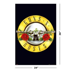 Guns N Roses – Music Poster / Print (Logo) (Size: 24″ X 36″)