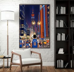 Handcrafted New York Basketball Playoffs Print, Jalen Brunson