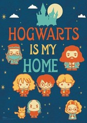 MIGHTYPRINT Harry Potter – Hogwarts is My Home – Durable 17” x 24″ Wall Art