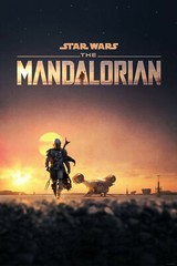 THE MANDALORIAN STAR WARS TV SERIES DISNEY ORIGINAL PRINT PREMIUM POSTER